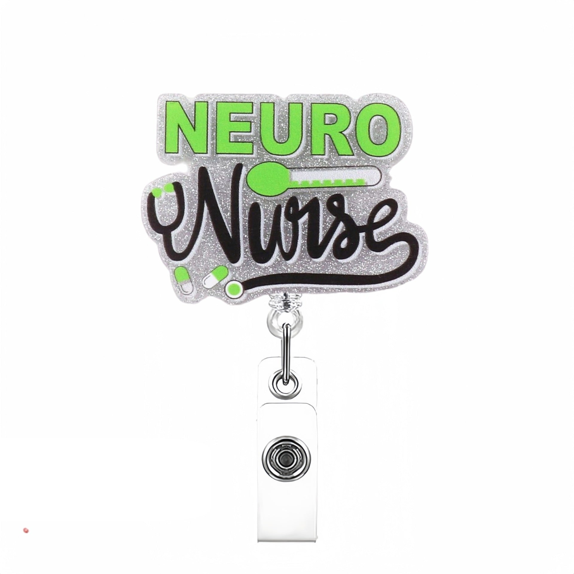 Wholesale Acrylic Medical Student DIY Retractable Keychain